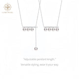 4A Balance Beam Akoya Pearl Necklace