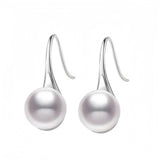 4A Aurora High Heel Natural Freshwater Pearl Earrings (Nucleated-Free)