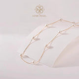 4A-Grade Aurora Nucleus-Free Freshwater Pearl Galaxy Necklace – A Gift of Love