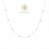 4A-Grade Aurora Nucleus-Free Freshwater Pearl Galaxy Necklace – A Gift of Love