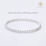 4A Grade Aurora Freshwater Nucleated-Free Pearl Stretch Bracelet