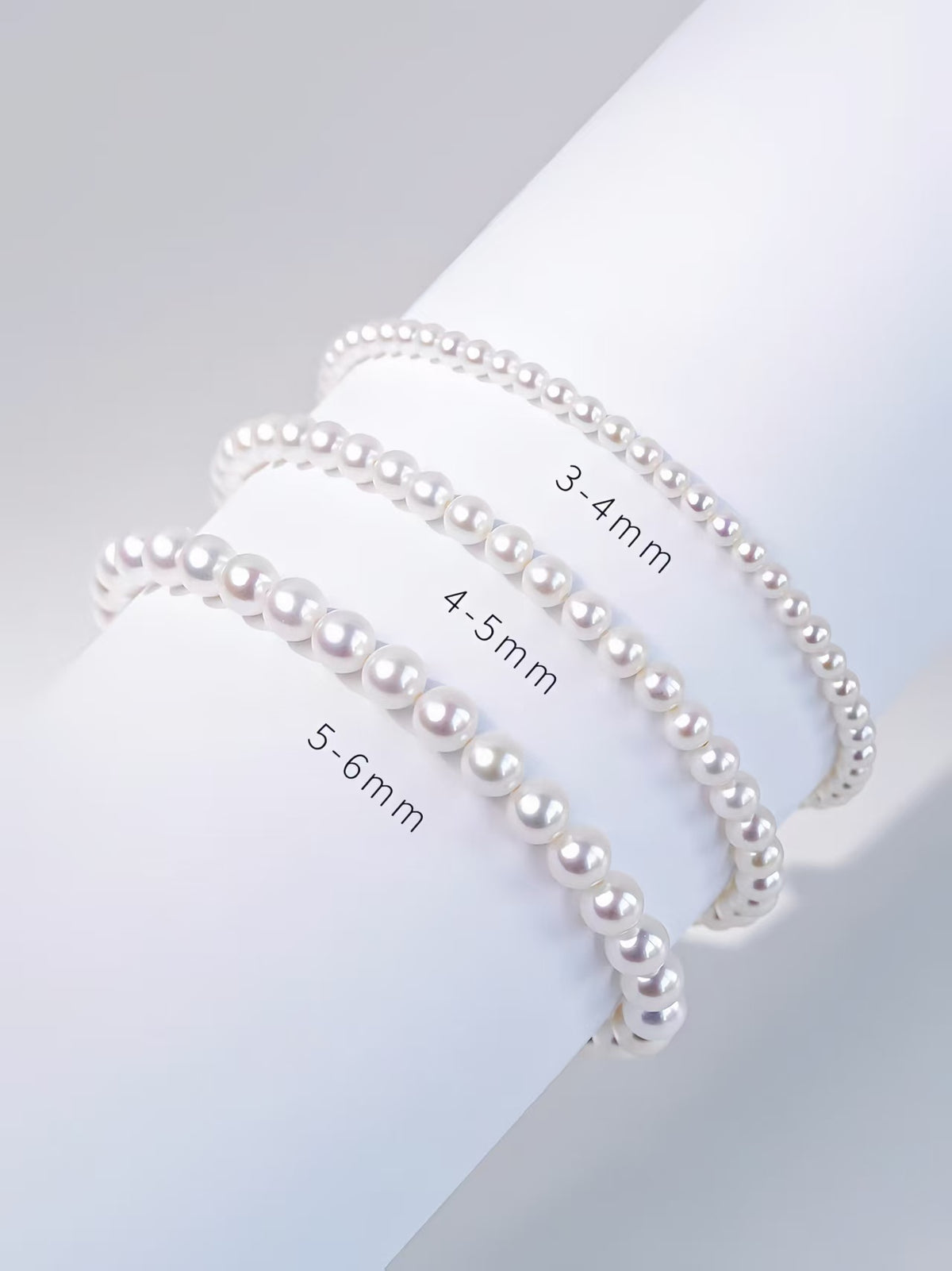 4A Grade Aurora Freshwater Nucleated-Free Pearl Stretch Bracelet