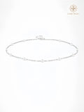 Aurora Glow Freshwater Pearl Bracelet – 4A Nucleus-Free Pearls with Solid Sterling Silver