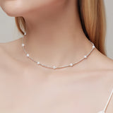 Aurora Glow Freshwater Pearl Bracelet – 4A Nucleus-Free Pearls with Solid Sterling Silver