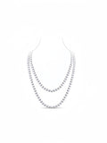 Lustrous 3A-Grade Nucleus-Free Freshwater Pearl Necklace – 47" Long Layering Strand