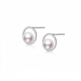 4A Aurora Halo Freshwater Pearl Jewelry Set