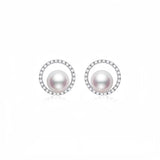 4A Aurora Halo Freshwater Pearl Jewelry Set