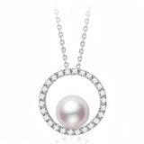 4A Aurora Halo Freshwater Pearl Jewelry Set