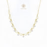 4A Akoya Saltwater Pearl Necklace – 4–5mm High-Luster Natural Pearls in Elegant Lace Design