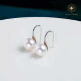 4A Aurora High Heel Natural Freshwater Pearl Earrings (Nucleated-Free)