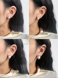 4AAAA High-Luster Freshwater Non-Nucleated Pearl Princess Diana Earrings