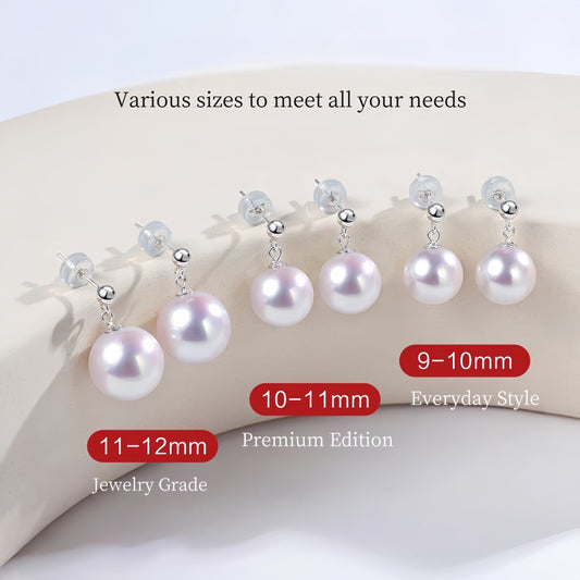 4A Grade — Aurora-Inspired Elegant Natural Freshwater Pearl Earrings